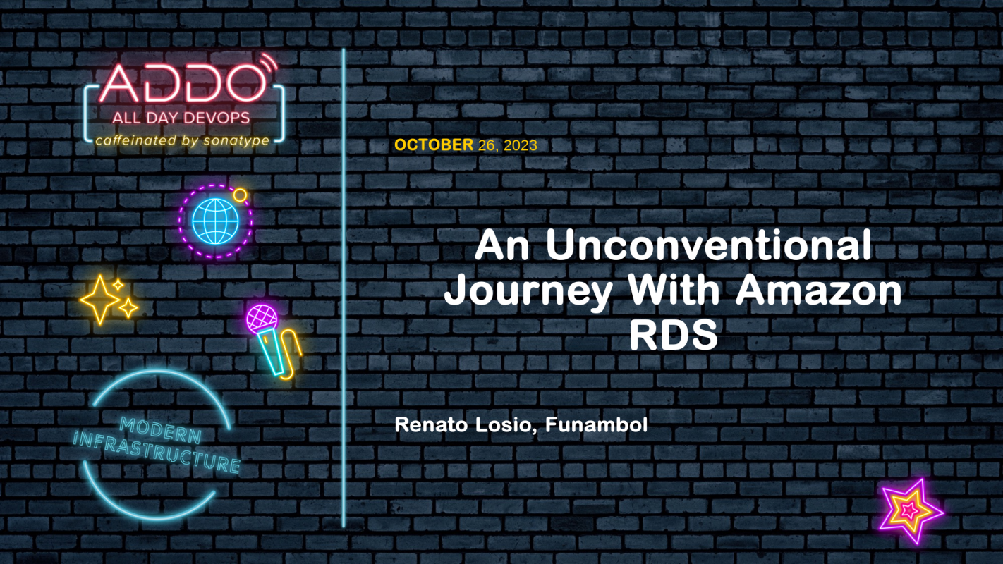 Unconventional Journey With Amazon RDS