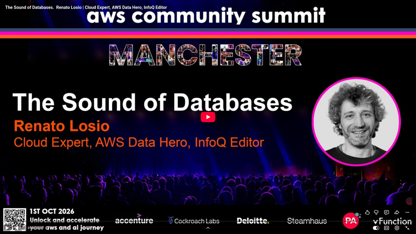 Comsum 2026 – The Sound of Databases